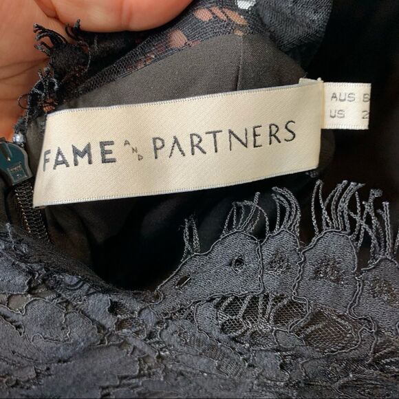 Fame and Partners Black Lace Maxi Dress - Picture 12 of 15